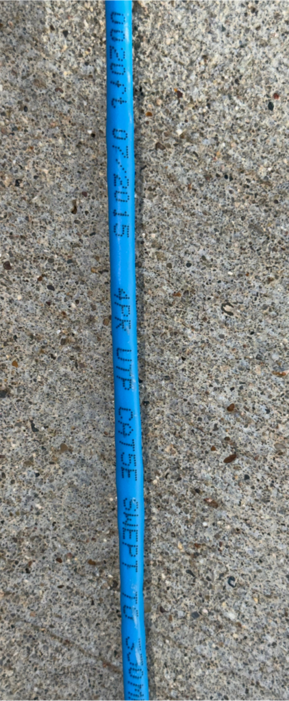 Ethernet cable for a PoE security camera run — how far can you run a PoE camera