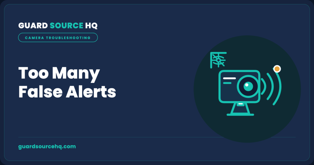 Security camera with motion alerts — reducing false triggers