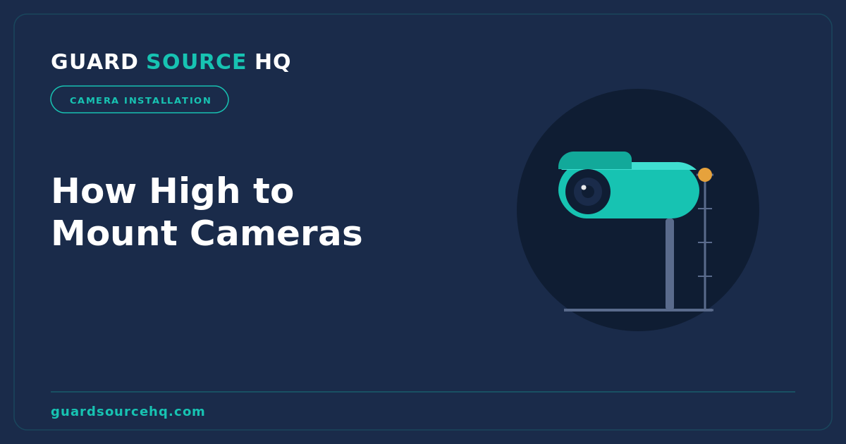 Security Camera Mounting Height